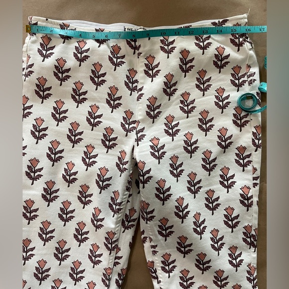 WE THE FREE Penny Pull On Printed Flare Terracotta Tulip Size 29 Free People - Picture 10 of 12